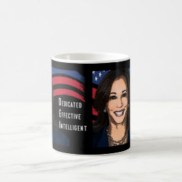 Caneca De Café Stars and Stripes Kamala Harris para o Presidente 