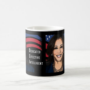 Caneca De Café Stars and Stripes Kamala Harris para o Presidente