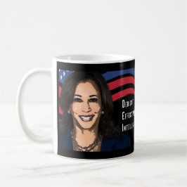Caneca De Café Stars and Stripes Kamala Harris para o Presidente