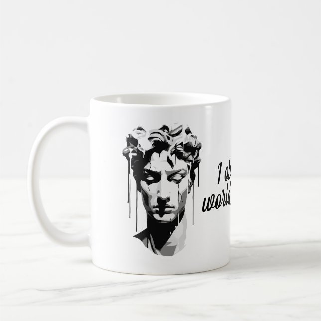 Caneca De Café Statue of David by Michelangelo (Esquerda)