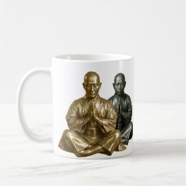 Caneca De Café Statues Moines Zen 