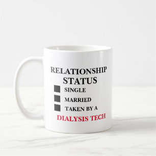 Caneca De Café Status de Relacionamento Técnico de Diálise