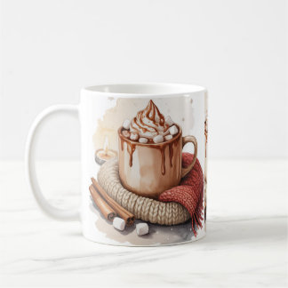 Caneca De Café Stay Cozy - Watercolor Winter Mug