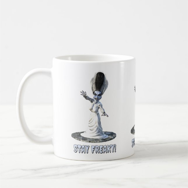 Caneca De Café Stay Freaky! Bride of Frankenstein (Esquerda)