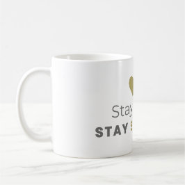 Caneca De Café Stay Soft Stay Strong Minimal Motivational Mug