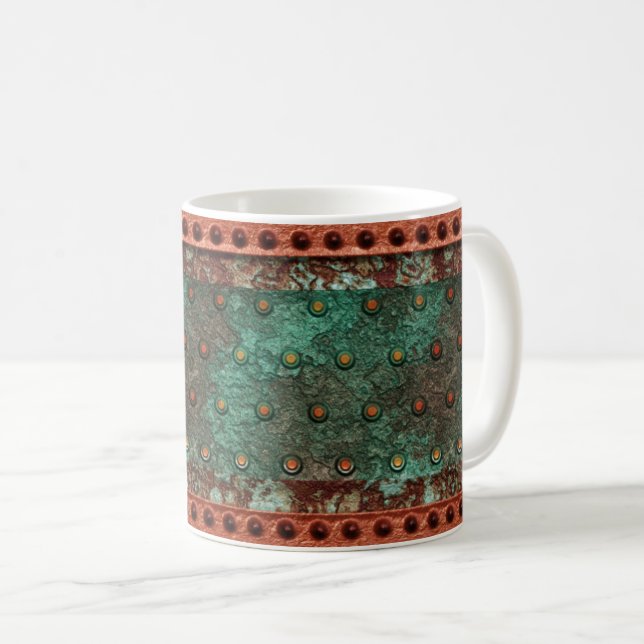 Caneca De Café Steampunk 1 (Frente Esquerda)