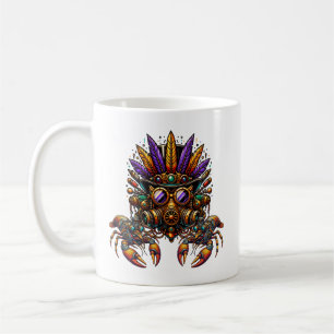 Caneca De Café Steampunk Mardi Gras
