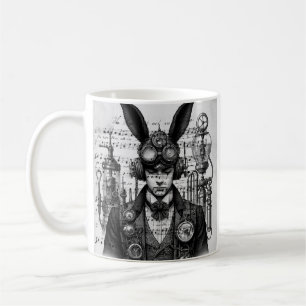 Caneca De Café Steampunk Music Man
