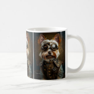 Caneca De Café Steampunk Yorkie Coffee Mug