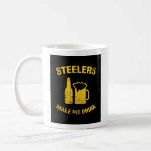 Caneca De Café Steelers Me Faz Beber