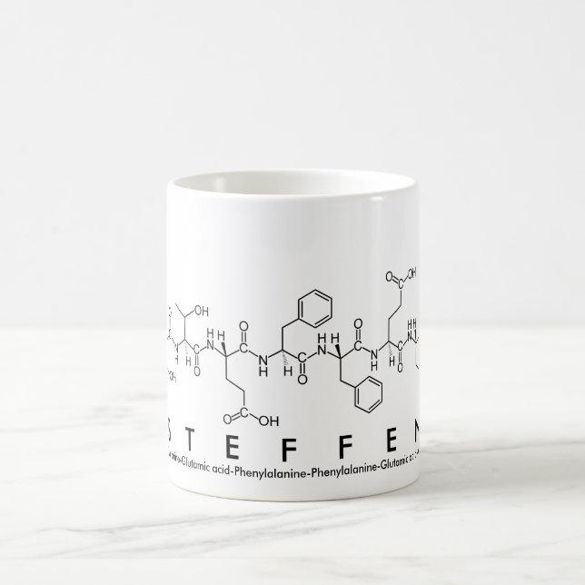 Caneca De Café Steffen peptide name mug (Centro)