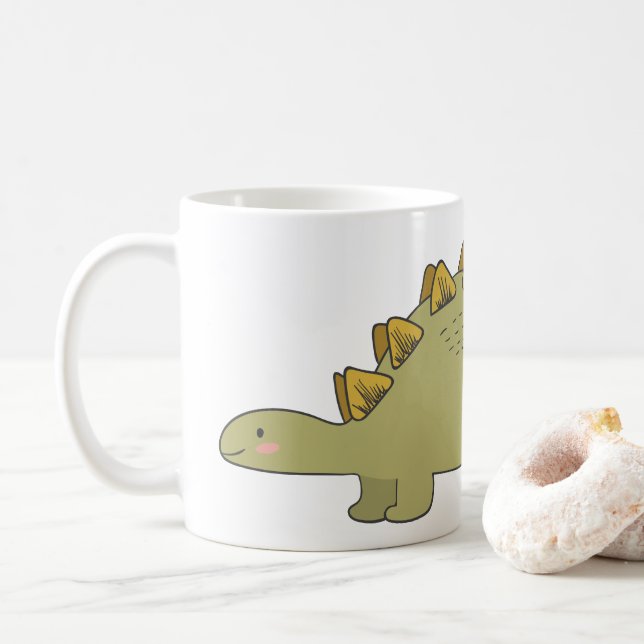 Caneca De Café Stegosaurus Mug (Com Donut)