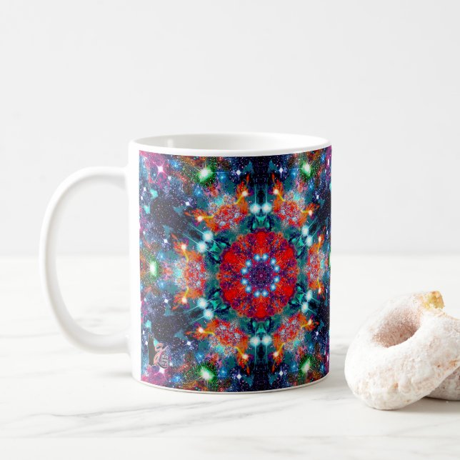 Caneca De Café Stellar Kaleid (Com Donut)