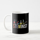 Caneca De Café Steminist Science Technology Engineering Math Stem<br><div class="desc">Steminist Science Technology Engineering Math Stem.</div>