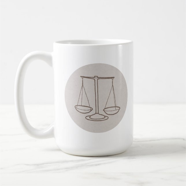 Caneca De Café Sternzeichen Waage -  (Esquerda)