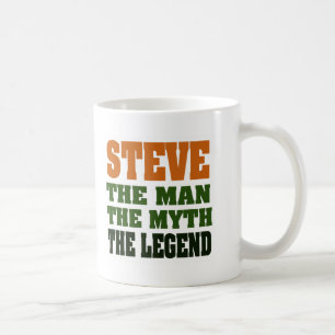Caneca De Café STEVE - homem, o mito, a legenda