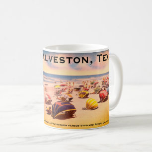 Caneca De Café Steward Beach, Galveston, Texas