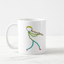 Stickman Tocando Flauta