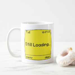 Caneca De Café Still Loading.. Retro Mobile Design Mug