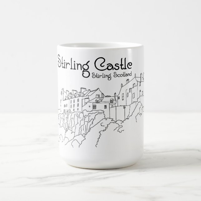 Caneca De Café Stirling Castle Scotland (Centro)