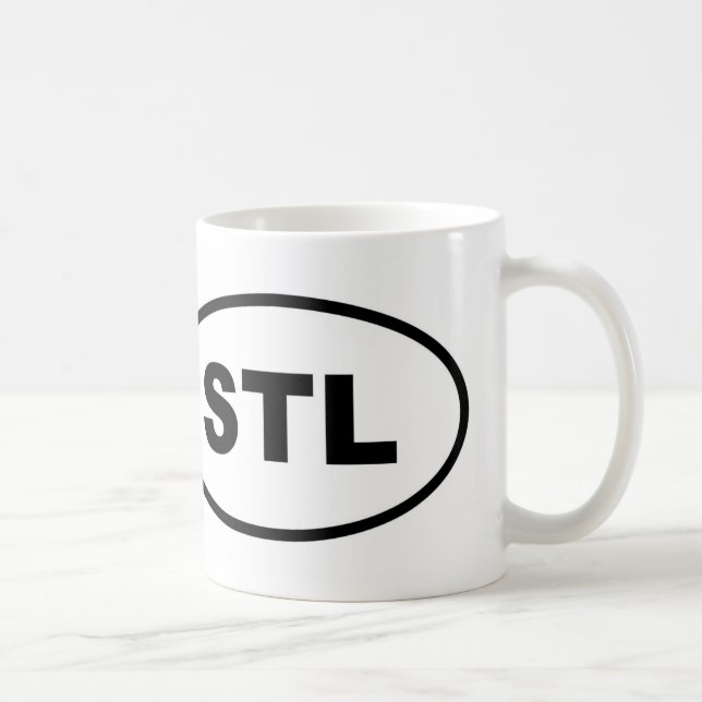 Caneca De Café STL Santo Louis (Direita)