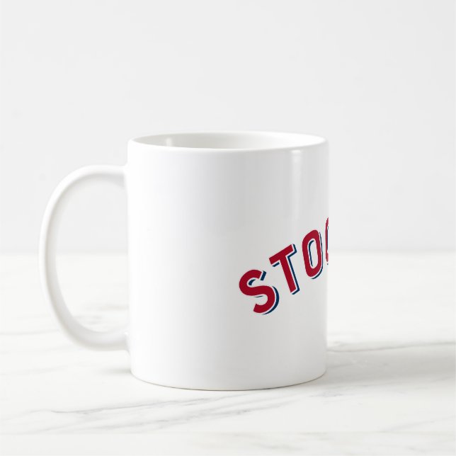 Caneca De Café Stockton, California Vintage Arch (Esquerda)