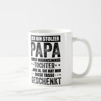Caneca De Café Stolzer Papa, Vater Und Tochter Spruch, Geschenk