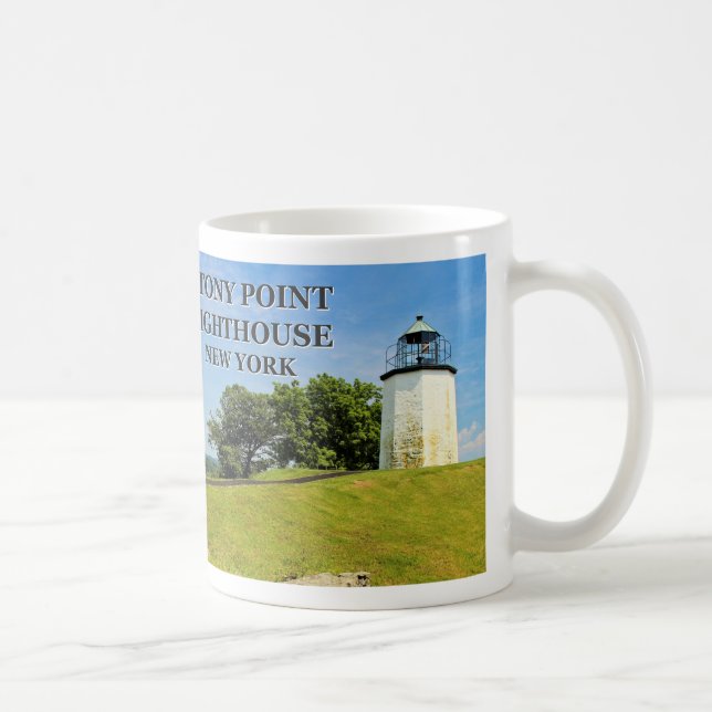 Caneca De Café Stony Point Lighthouse, New York Mug (Direita)