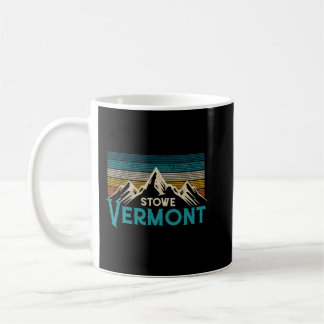 Caneca De Café Stowe Vermont Vintage Montanhas Souvenir Gift Pull