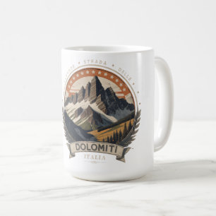 Caneca De Café Strada statale 48 delle Dolomée