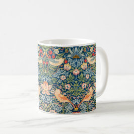 Caneca De Café Strawberry Thief (por William Morris)