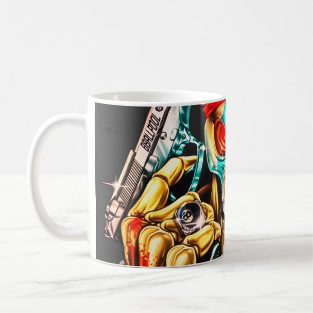 Caneca De Café Street Hustle Urban King Premium Glossy Poster (Esquerda)