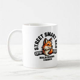 Caneca De Café Street Smart Red Fox – Berlin Original Urban Vibes