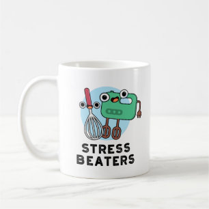 Caneca De Café Stress Beaterra Engraçado Baking Whisk Pun