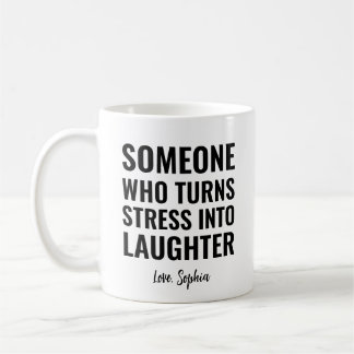 Caneca De Café Stress Into Laughter Gift Idea For Coworkers