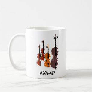 Caneca De Café Strings Squad Music Instruments