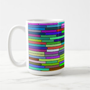 Caneca De Café Stripes 15oz