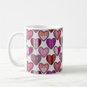 Caneca De Café Stripes do Amor: Uma Sinfonia Sensível