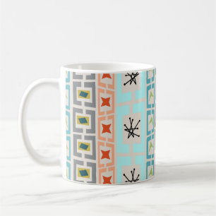 Caneca De Café Stripes do século médio