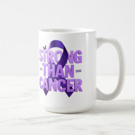 Caneca De Café Stronger Than Cancer Mug | Cancer Awareness Coffee