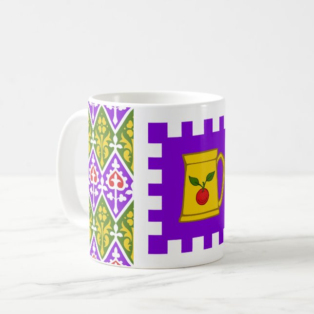 Caneca De Café Stronghold de Greyfells Populace Crachá (Frente Esquerda)