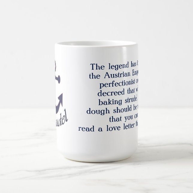 Caneca de Café Strudel Lendário! (Centro)