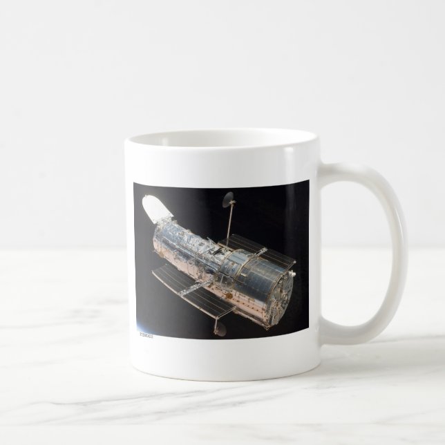 Caneca De Café STS-125 Atlantis Hubble (Direita)