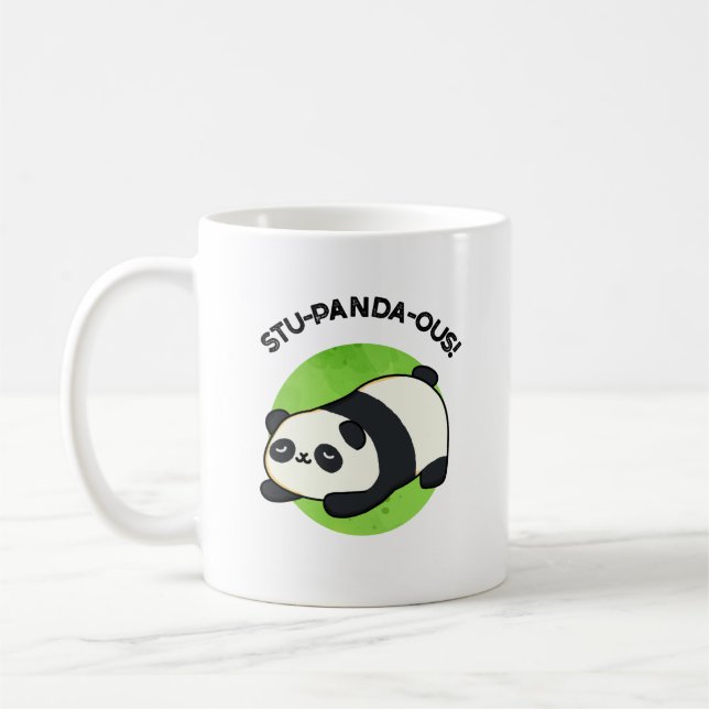 Caneca De Café Stu-panda Funny Panda Pun (Esquerda)