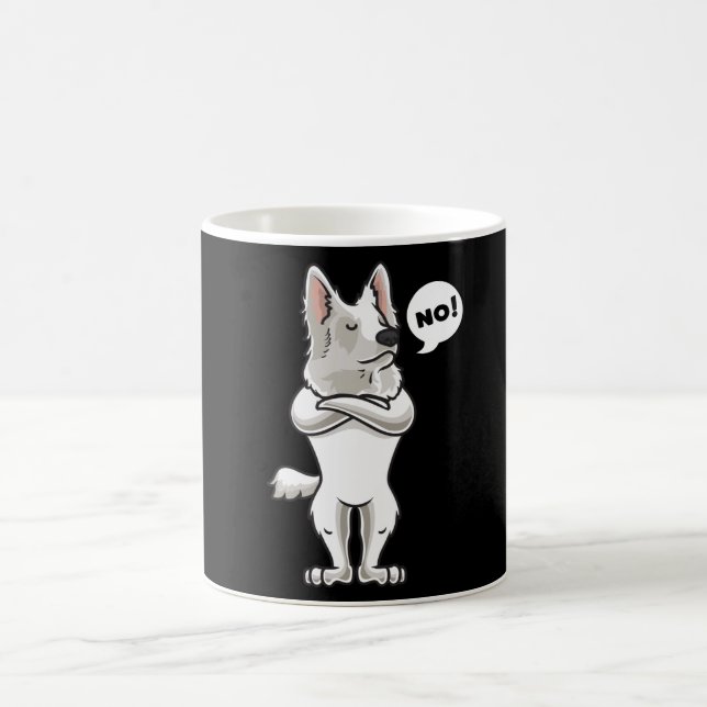 Caneca De Café Stubborn Berger Blanc Suisse (Centro)