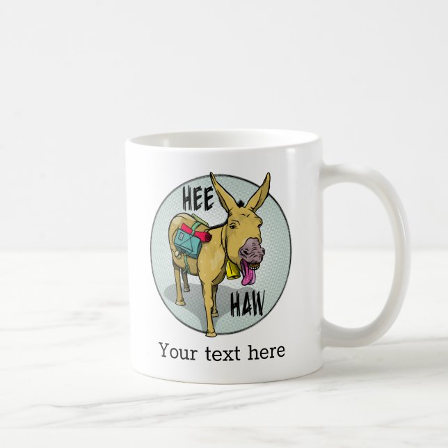 Caneca De Café Stubborn Donkey (Direita)