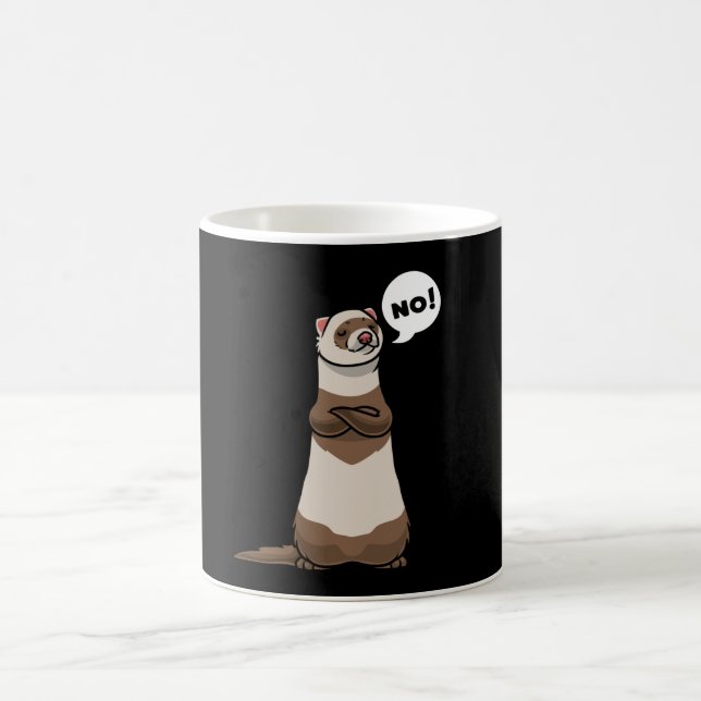 Caneca De Café Stubborn Ferret (Centro)