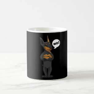 Caneca De Café Stubborn Miniature Pinscher