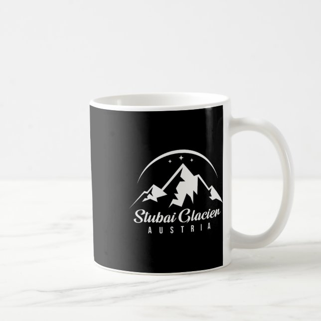 Caneca De Café Stui Glacier Austria Ski Resort Skiboardin (Direita)