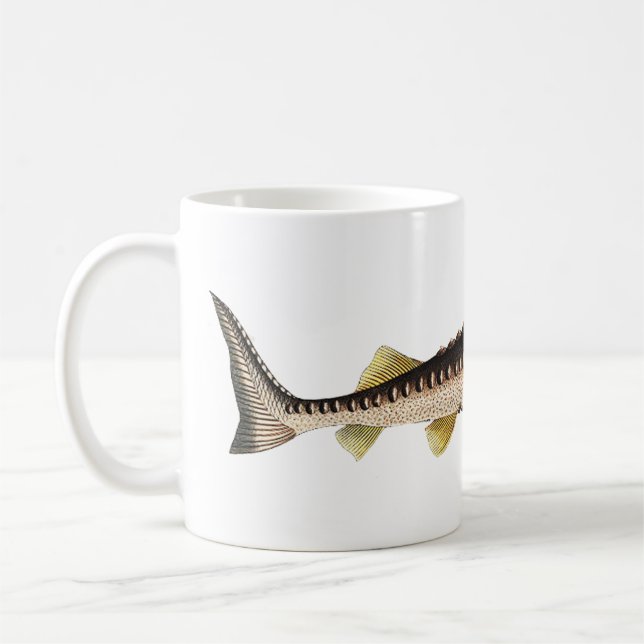 Caneca De Café Sturgeon Fish Mug (Esquerda)